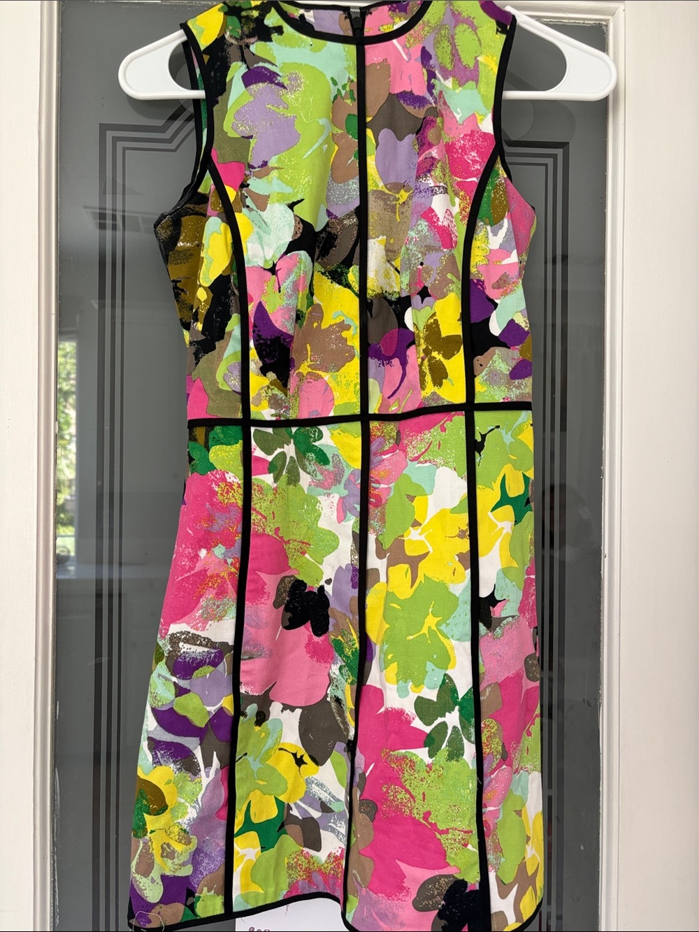 Calvin Klein Multicolor Floral Fit-and-Flare Mini Dress